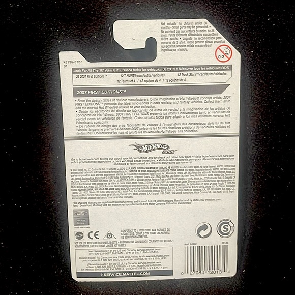 2007 Hot Wheels First Editions 1969 ‘69 FORD MUSTANG #4 of 36 - Picture 3 of 3
